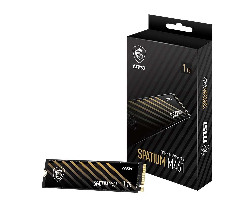 MSI Spatium M461 M.2 Internal SSD   1 TB