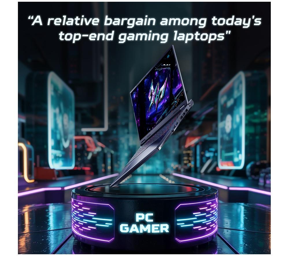 ACER Predator Helios Neo 16 AI 16" Gaming Laptop - Intel&reg; Core&trade; Ultra 9, RTX 5080, 1 TB SSD image number 3 of 11