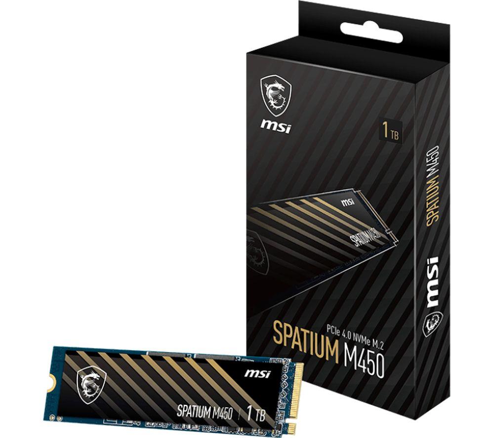 MSI Spatium M450 M.2 Internal SSD   1 TB