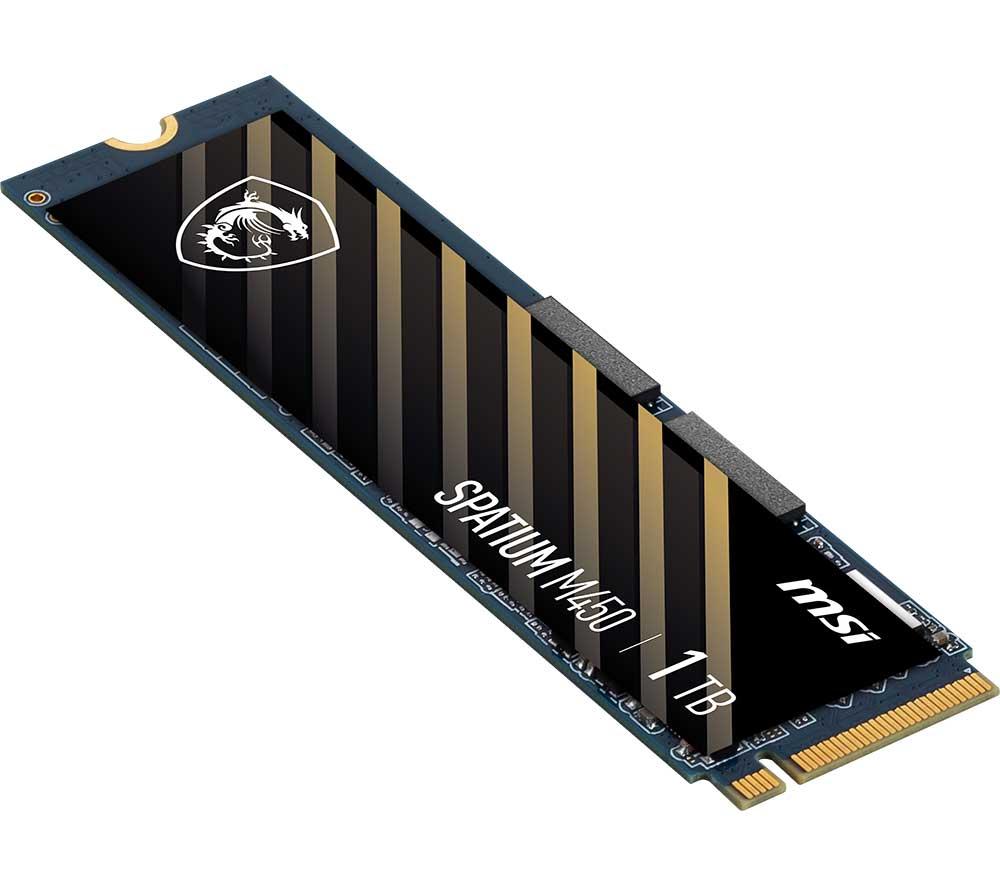 Buy MSI Spatium M450 M.2 Internal SSD – 1 TB | Currys