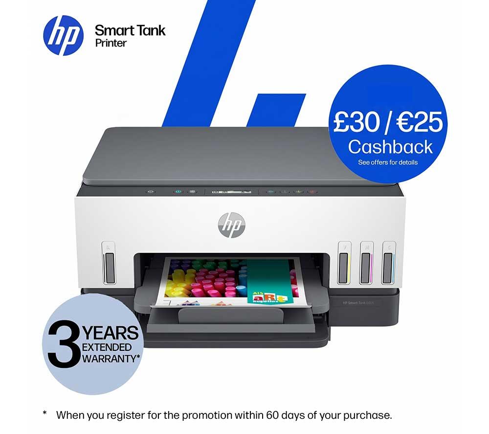 HP Smart Tank 6005 All-in-One Wireless Inkjet Printer image number 2 of 16