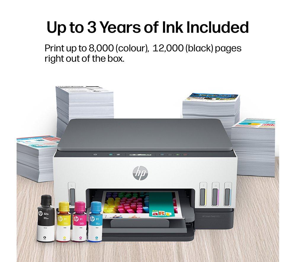 HP Smart Tank 6005 All-in-One Wireless Inkjet Printer image number 4 of 16
