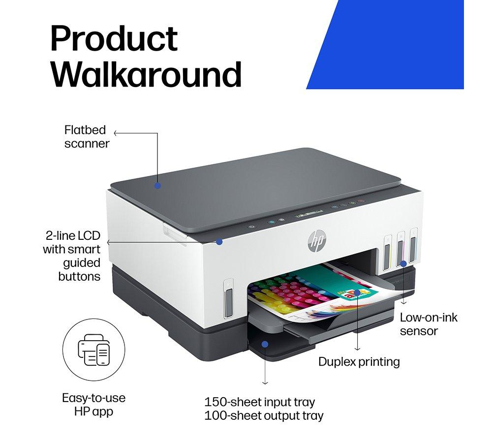HP Smart Tank 6005 All-in-One Wireless Inkjet Printer image number 5 of 16