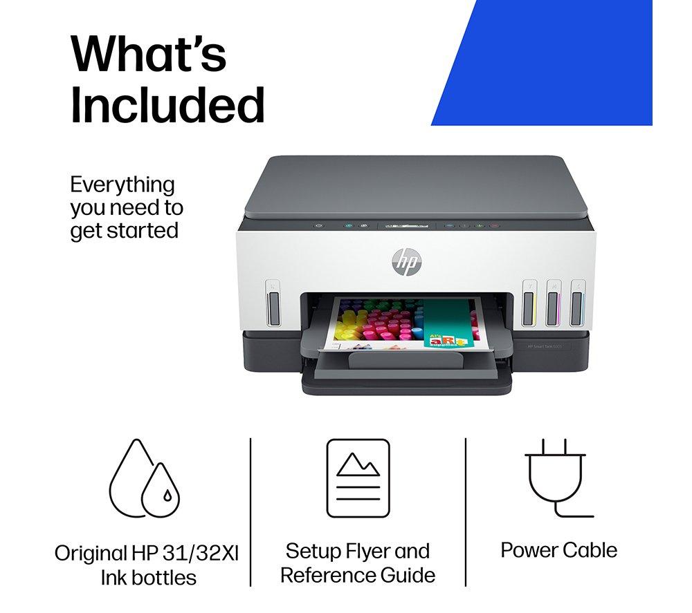 HP Smart Tank 6005 All-in-One Wireless Inkjet Printer image number 8 of 16