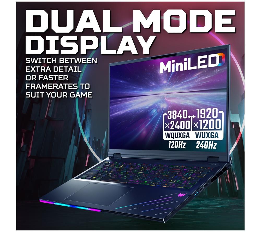 ACER Predator Helios 18 AI 18" Gaming Laptop - Intel&reg; Core&trade; Ultra 9, RTX 5090, 2 TB SSD image number 5 of 13