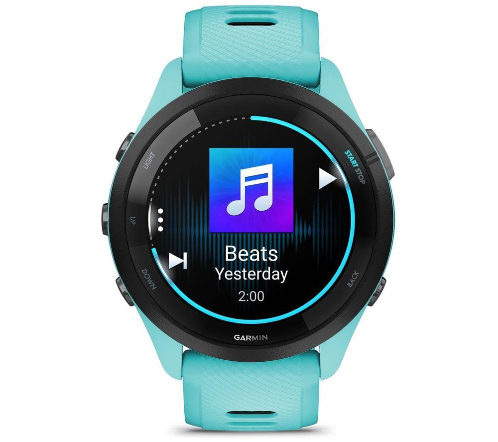 GARMIN Forerunner 265 Sports Watch - Aqua, 46 mm image number 7 of 8