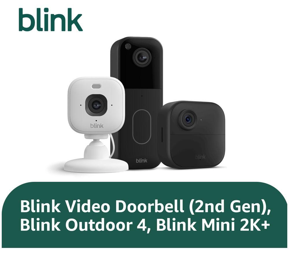 BLINK Whole Home Security Kit Plus with Video Doorbell System, Mini 2K+ & Outdoor 4 Security Camera Bundle image number 3 of 8