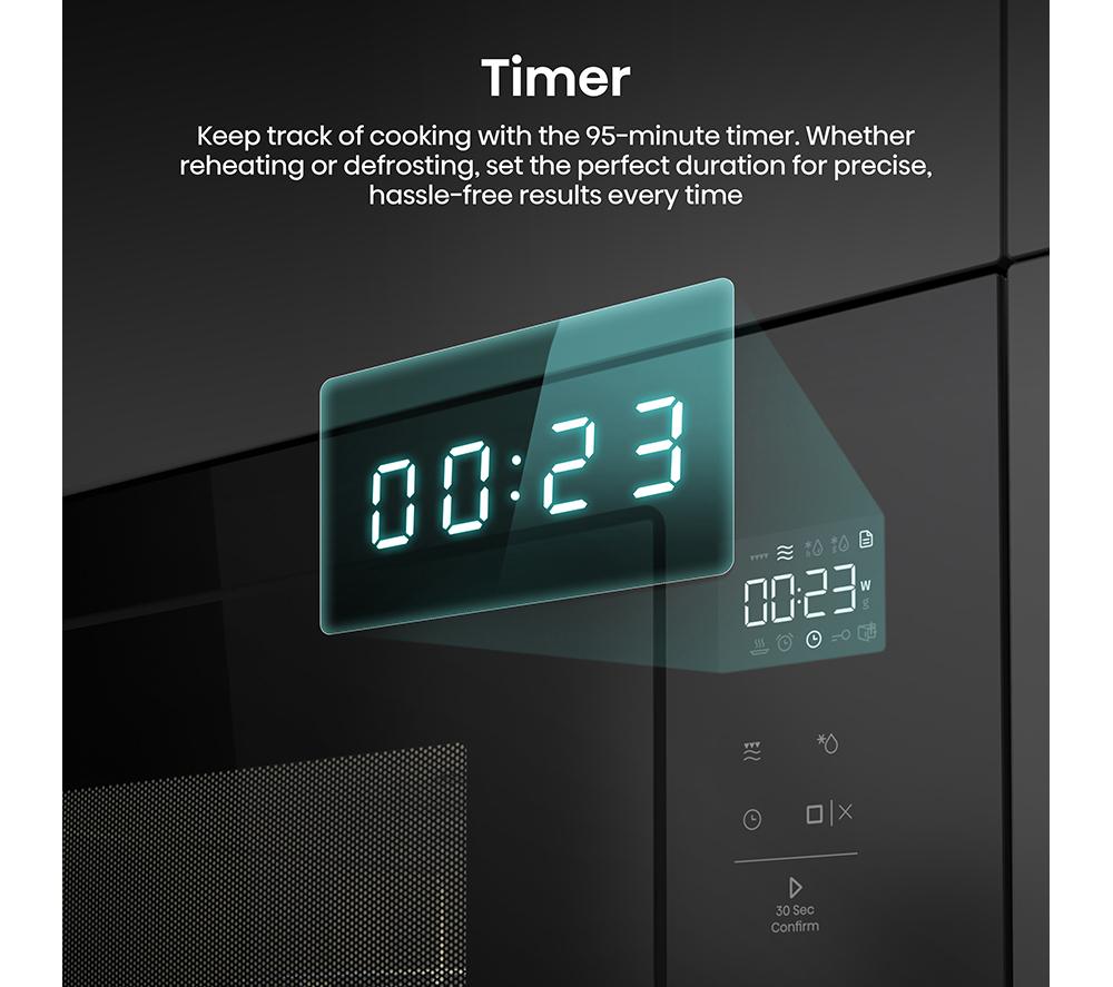 HISENSE BIM325G52BGUK Built-in Microwave with Grill - Black image number 9 of 20
