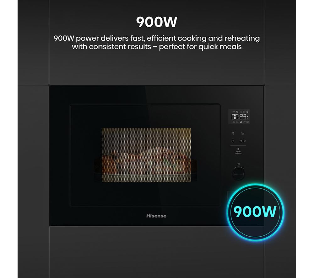 HISENSE BIM325G52BGUK Built-in Microwave with Grill - Black image number 16 of 20