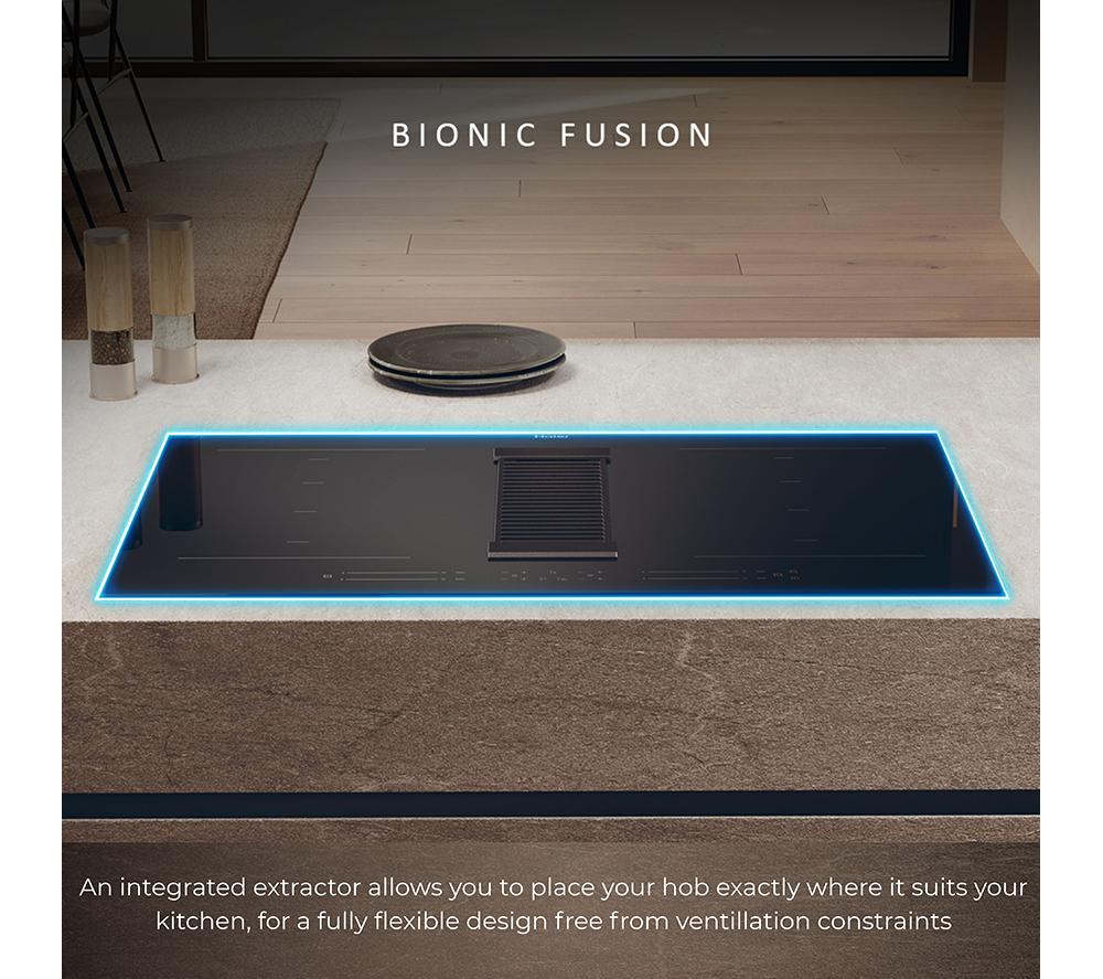 HAIER HAIH6IEMCF 60 cm Vented Electric Induction Hob - Black image number 5 of 8