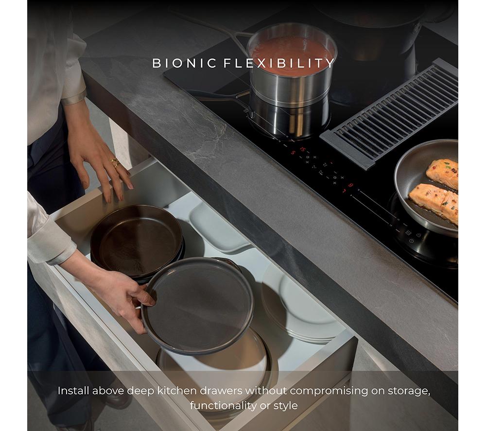 HAIER HAIH6IEMCF 60 cm Vented Electric Induction Hob - Black image number 7 of 8