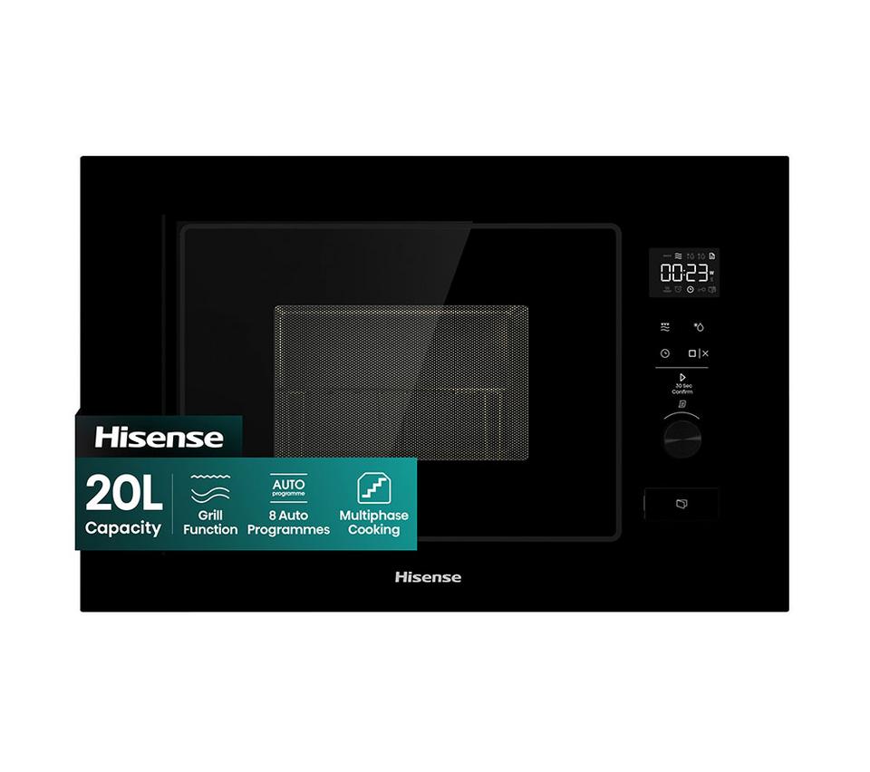HISENSE BIM320G52BGUK Built-in Microwave with Grill - Black