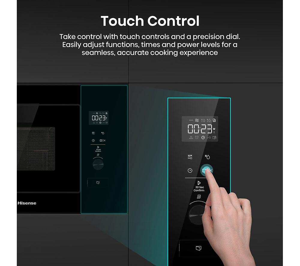 HISENSE BIM320G52BGUK Built-in Microwave with Grill - Black image number 8 of 20