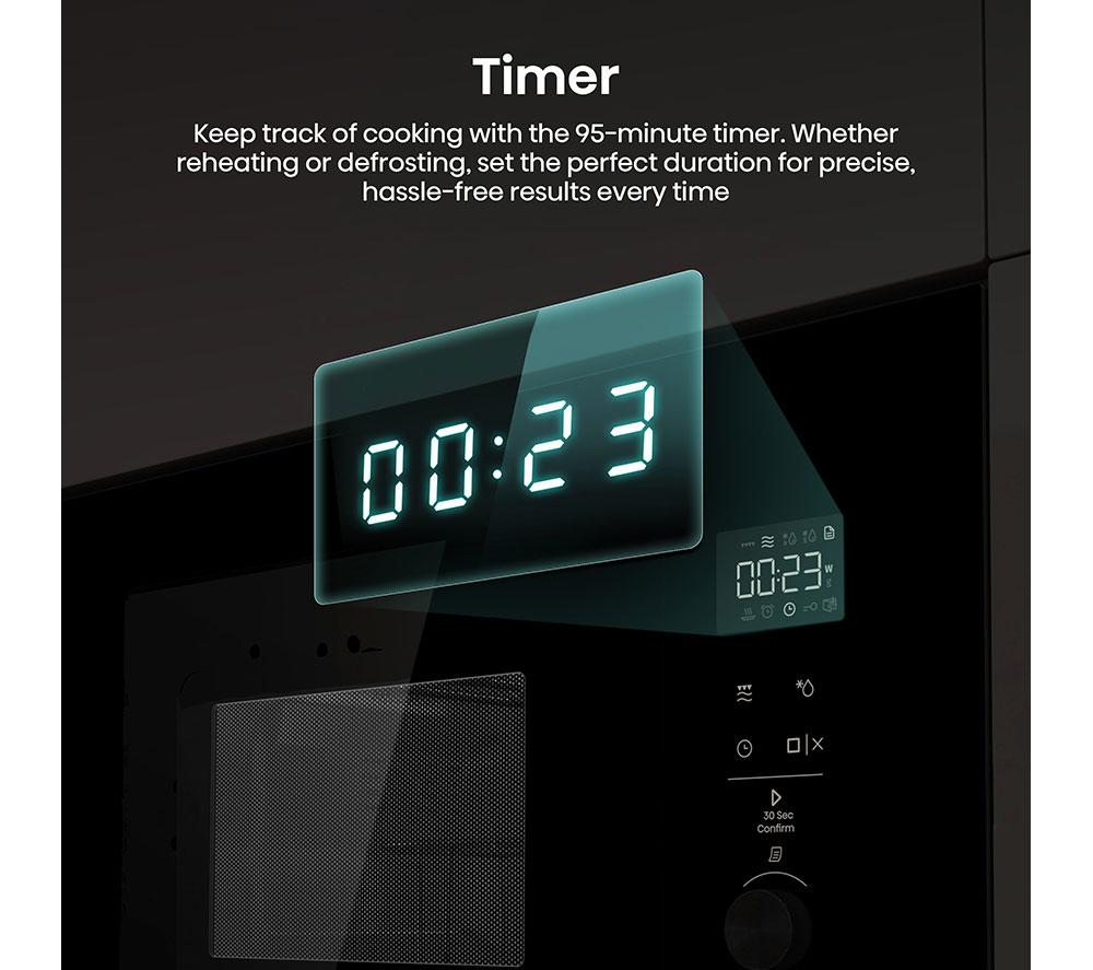 HISENSE BIM320G52BGUK Built-in Microwave with Grill - Black image number 9 of 20