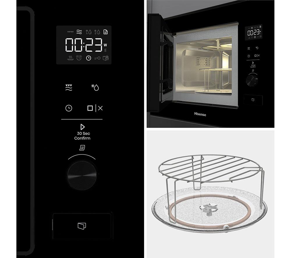 HISENSE BIM320G52BGUK Built-in Microwave with Grill - Black image number 12 of 20