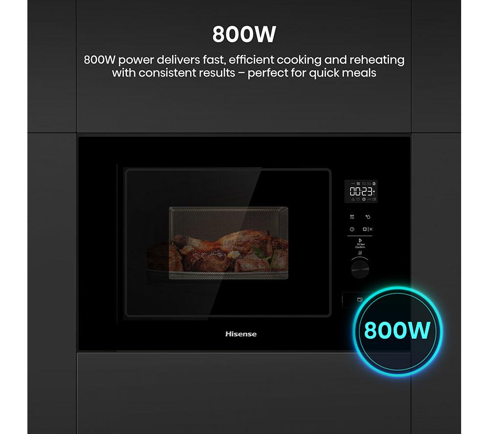 HISENSE BIM320G52BGUK Built-in Microwave with Grill - Black image number 16 of 20