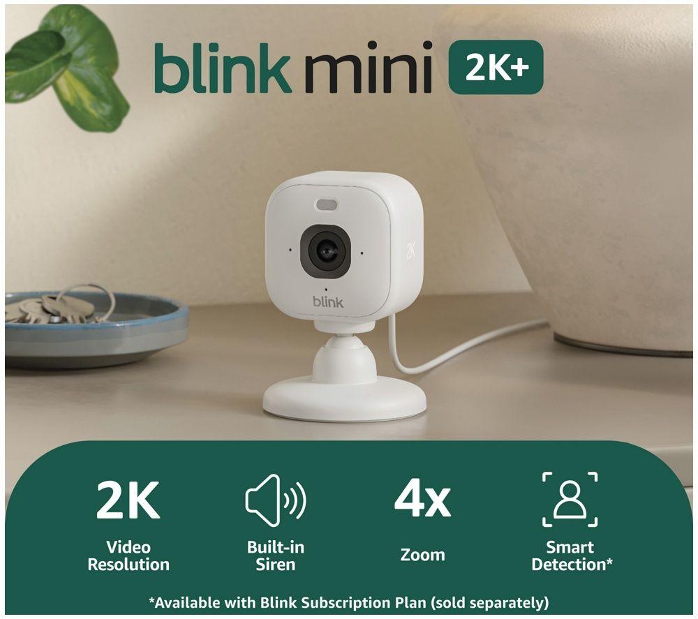 BLINK Home Security Starter Kit Outdoor with Video Doorbell System, Mini 2K+ Security Camera & Weather Resistant Power Adapter Bundle image number 2 of 5