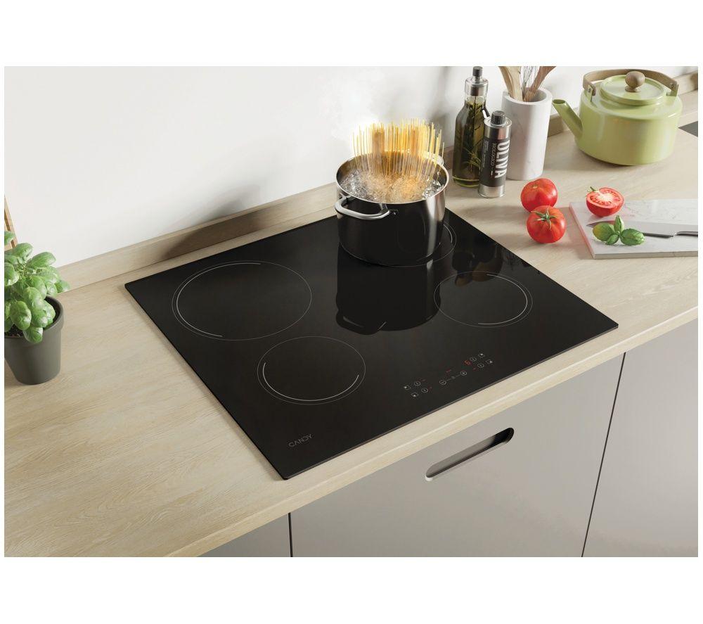 CANDY CH64CCB/4U Electric Ceramic Hob - Black image number 2 of 4