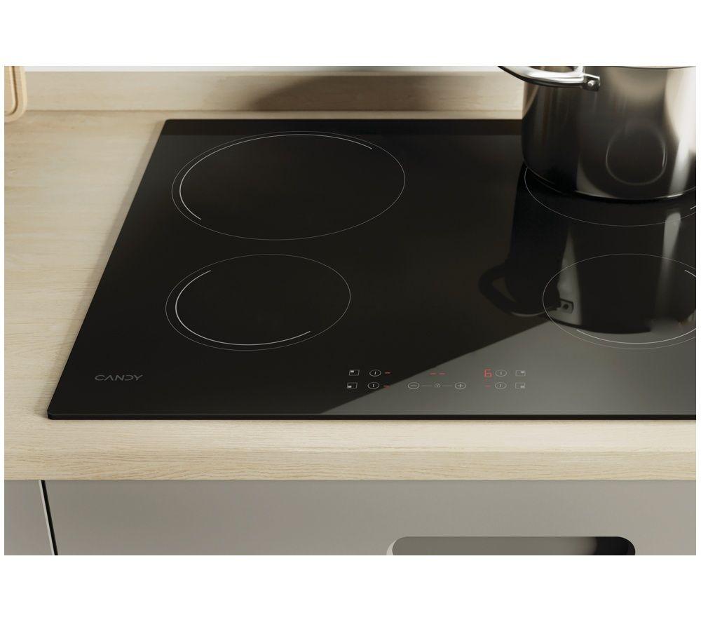 CANDY CH64CCB/4U Electric Ceramic Hob - Black image number 3 of 4