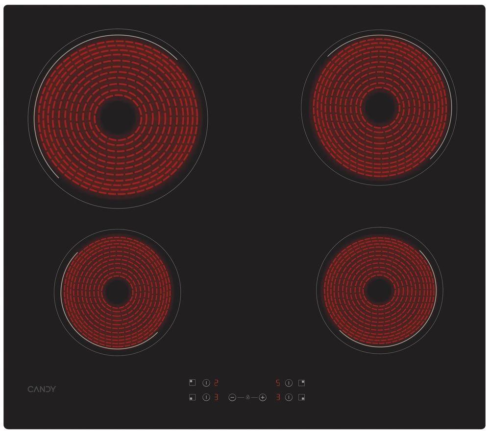 CANDY CH64CCB/4U Electric Ceramic Hob - Black image number 4 of 4