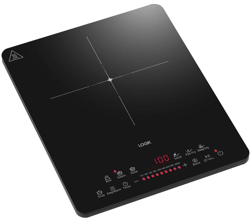 LOGIK LSIHOB26 Single Induction Hot Plate - Black image number 2 of 5