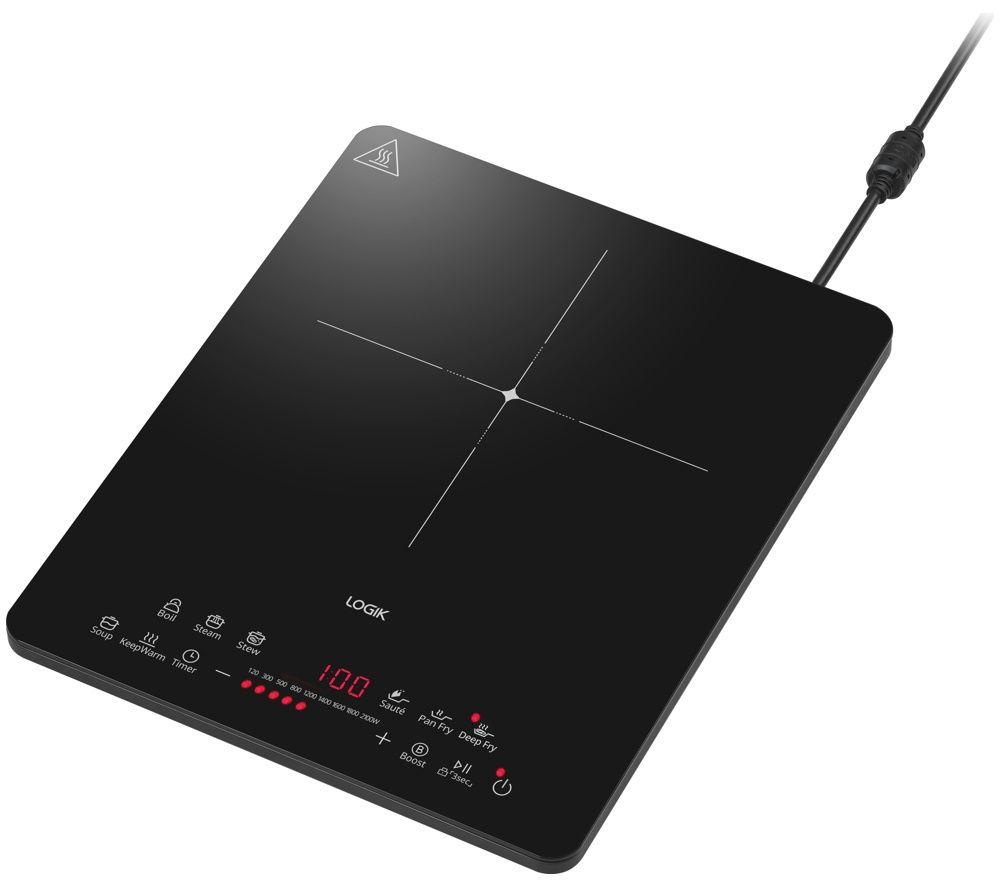 LOGIK LSIHOB26 Single Induction Hot Plate - Black image number 3 of 5