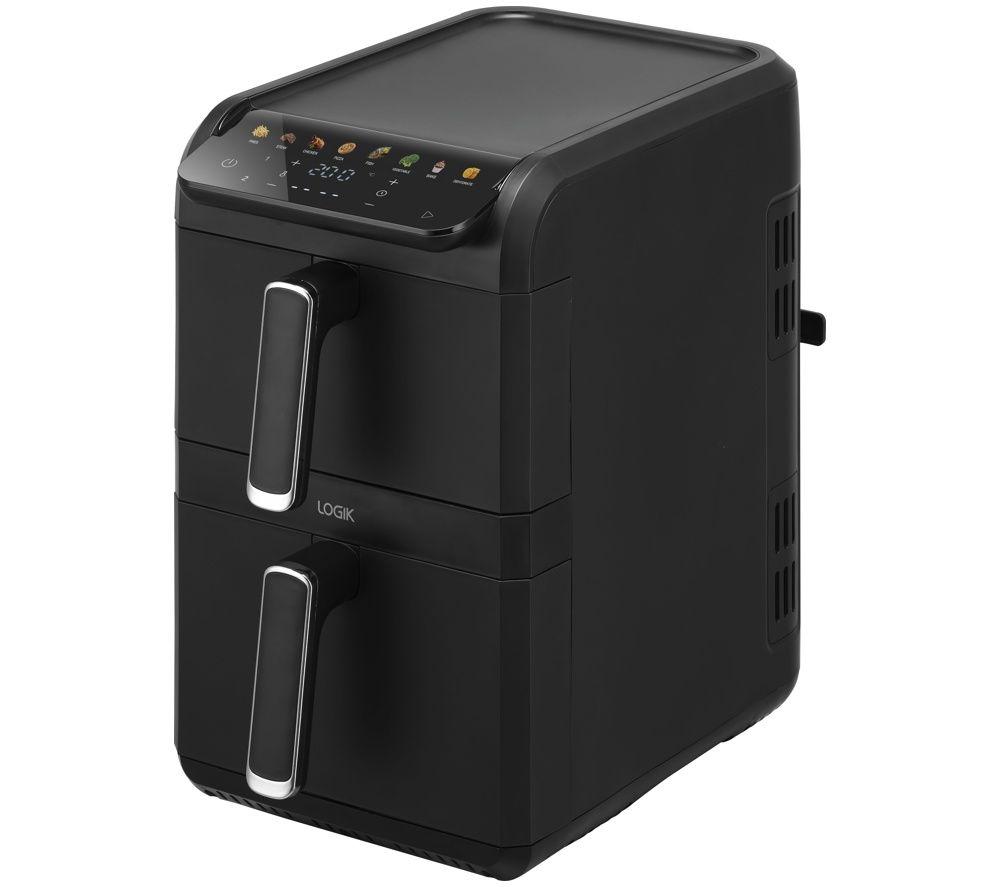 LOGIK L10AFB26 Double Stack Air Fryer - Black image number 2 of 6