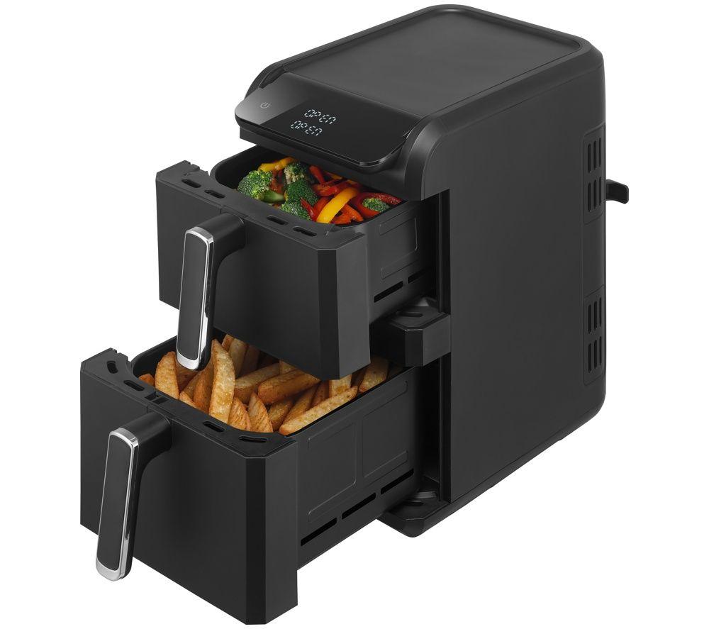 LOGIK L10AFB26 Double Stack Air Fryer - Black image number 3 of 6