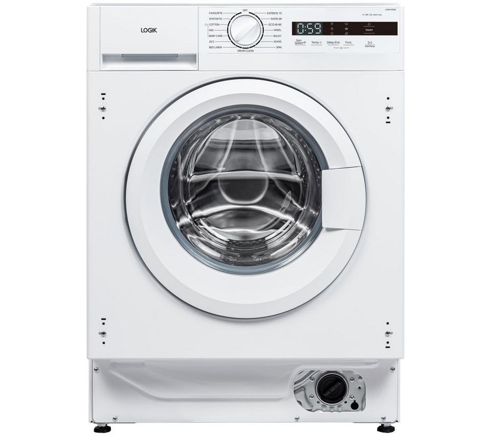 LOGIK Avant 06 LIW814W26 Integrated 8 kg 1400 Spin Washing Machine - White