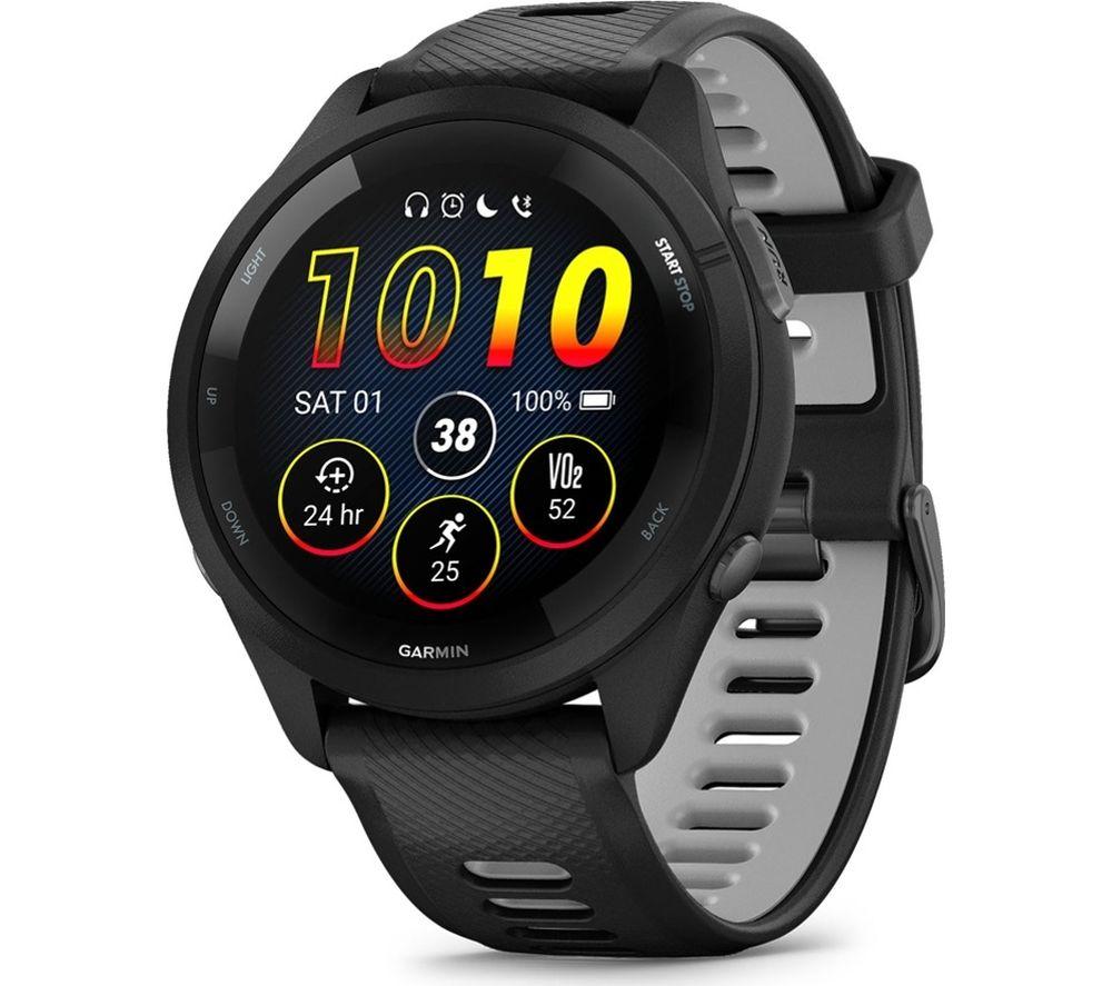GARMIN Forerunner 265 Sports Watch - Powder Grey, 46 mm image number 2 of 8