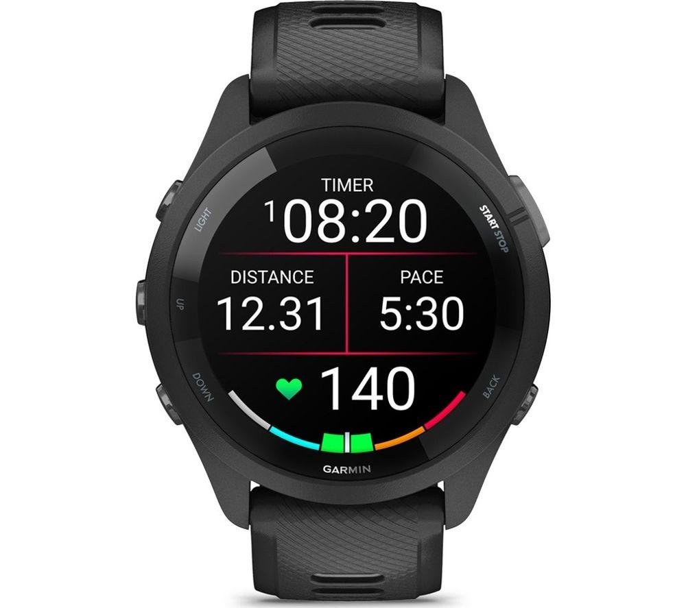 GARMIN Forerunner 265 Sports Watch - Powder Grey, 46 mm image number 3 of 8