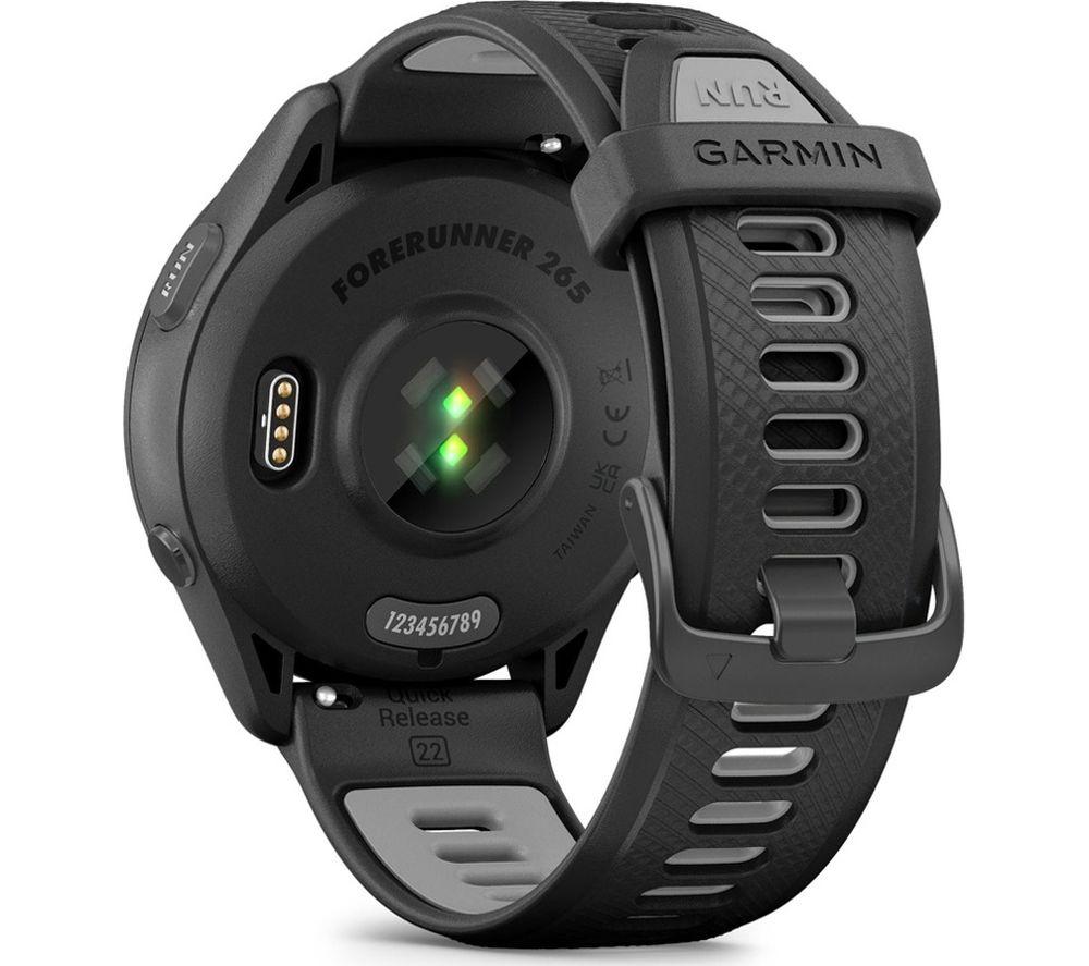GARMIN Forerunner 265 Sports Watch - Powder Grey, 46 mm image number 4 of 8