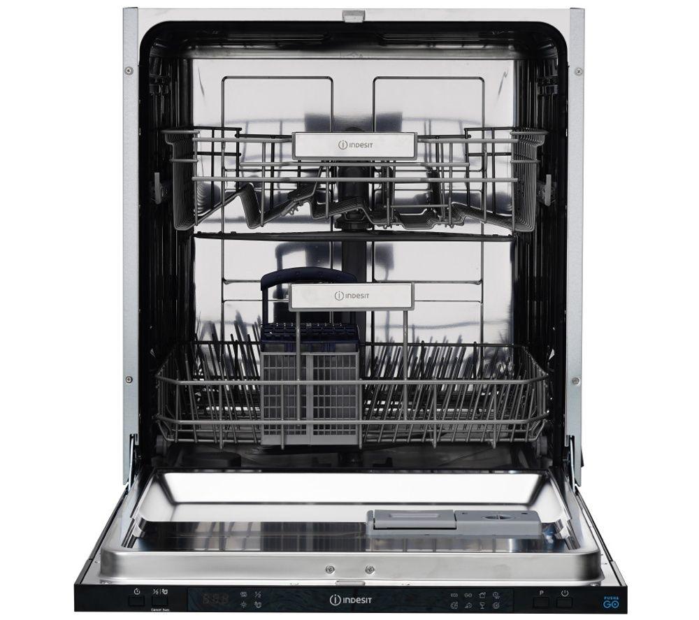 INDESIT Push&Go IN2IE13CNO8UK Full-size Fully Integrated Dishwasher image number 2 of 6