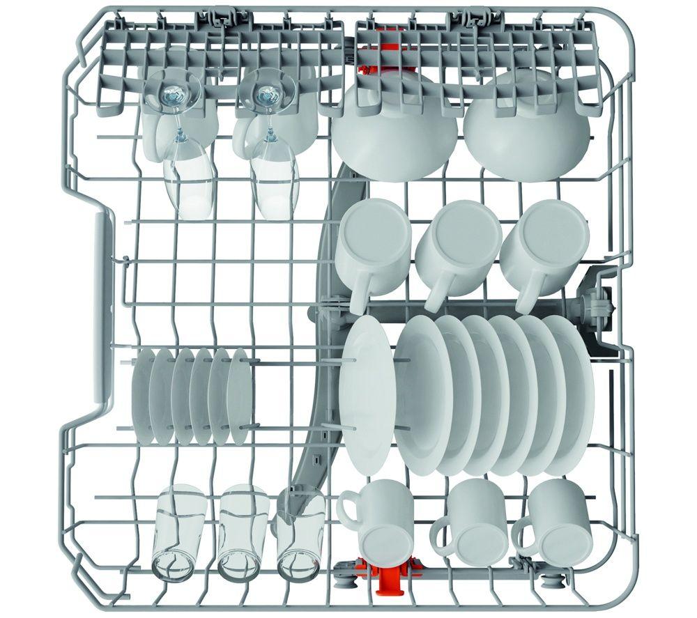 HOTPOINT ActiveDry HP2IFC14BN6UK Full Size Integrated Dishwasher - Silver image number 2 of 8