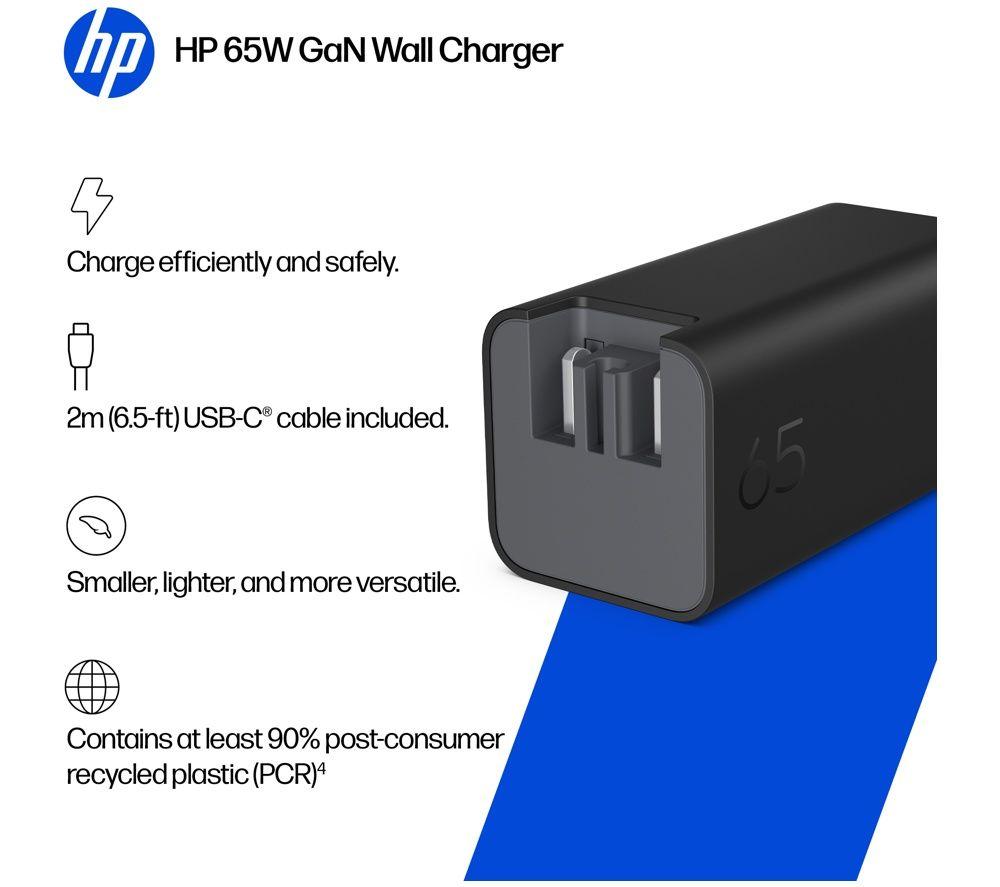 HP 65 W GaN USB Wall Charger image number 8 of 8