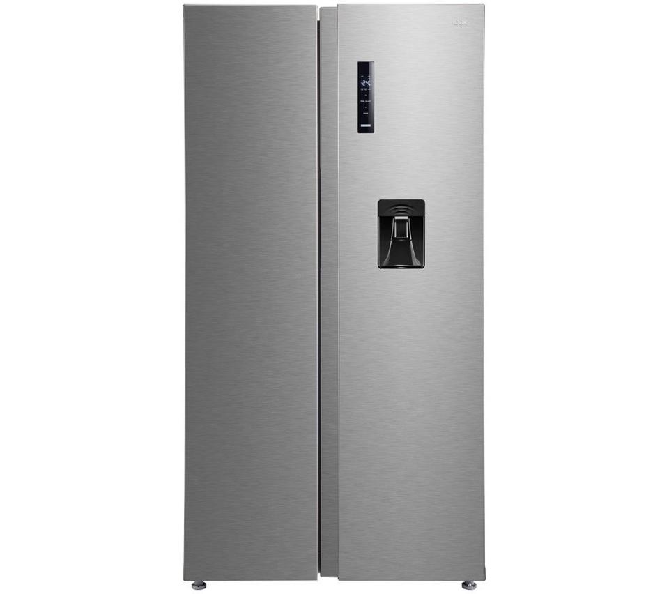 LOGIK LSBSDX26 American-Style Fridge Freezer - Inox