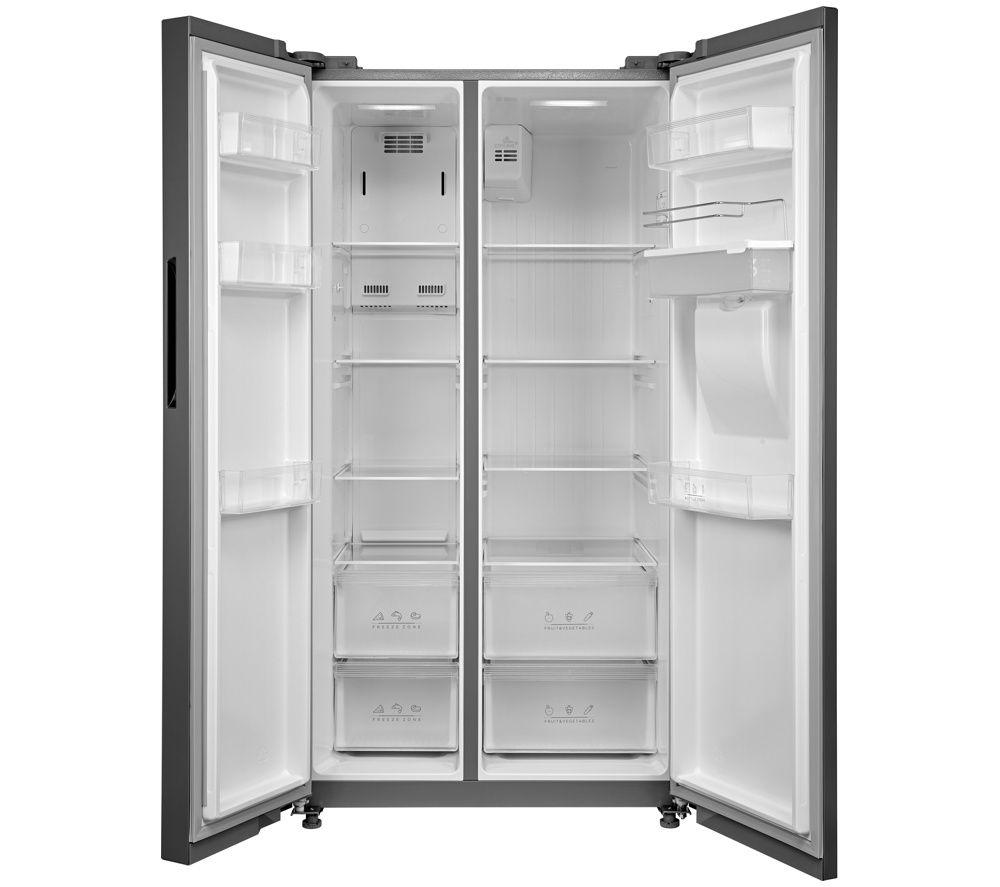 LOGIK LSBSDX26 American-Style Fridge Freezer - Inox image number 3 of 7