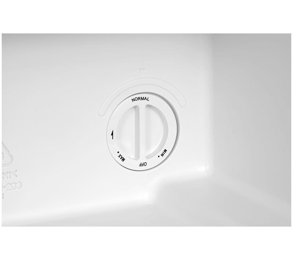 LOGIK LUF48W26 Undercounter Freezer - White image number 5 of 5