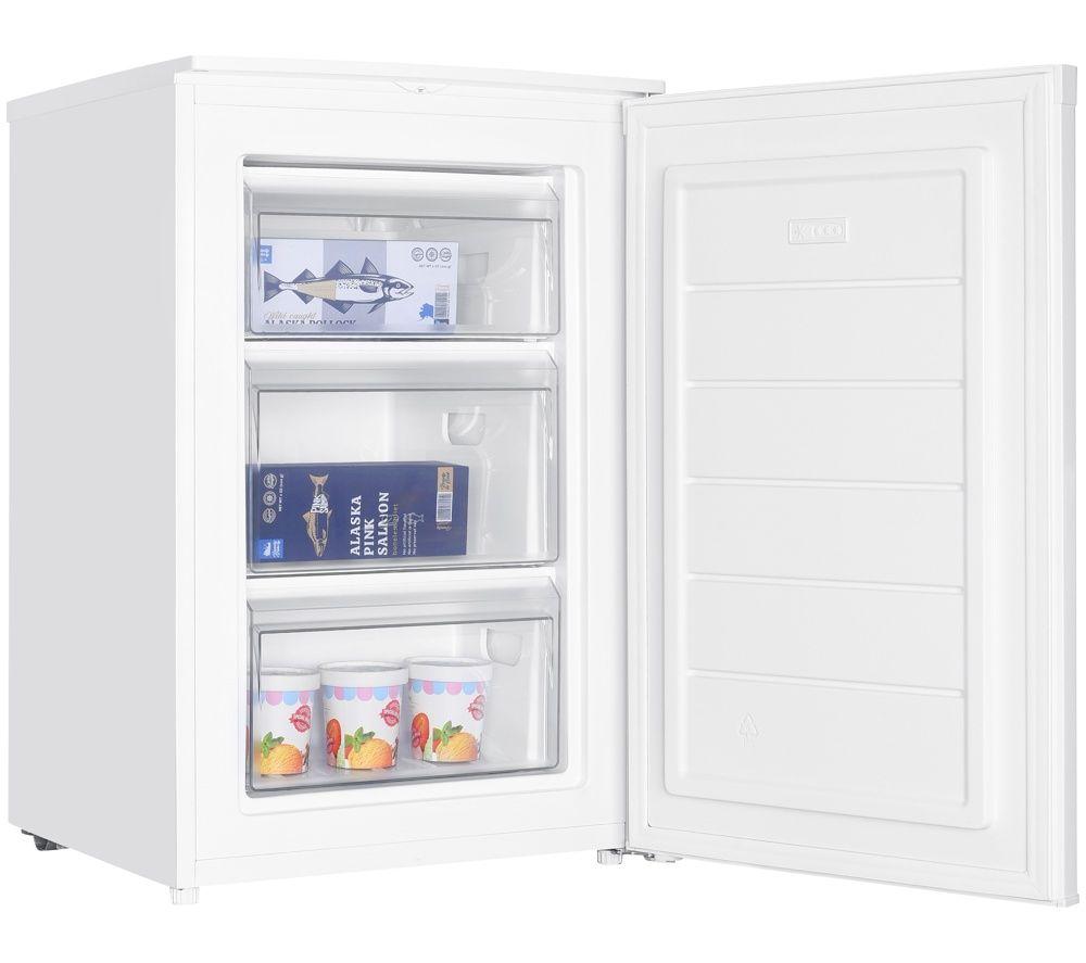 LOGIK LUF55W26 Undercounter Freezer - White image number 4 of 8