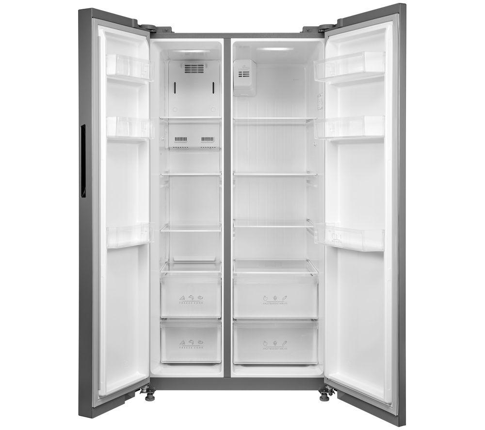 LOGIK LSBSX26 American-Style Fridge Freezer - Inox image number 3 of 7
