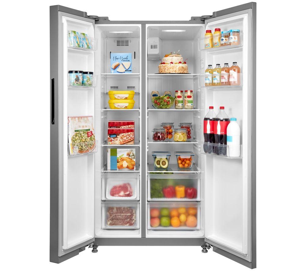 LOGIK LSBSX26 American-Style Fridge Freezer - Inox image number 4 of 7