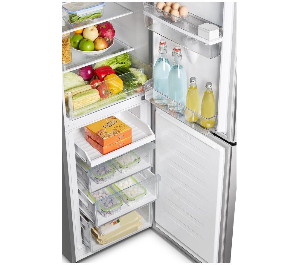 LOGIK LFCD55X26 50/50 Fridge Freezer - Inox image number 3 of 5