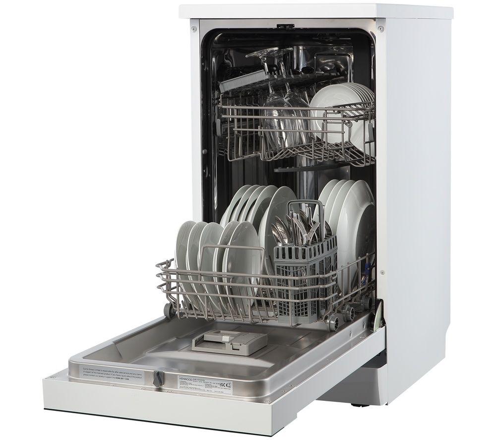 KENWOOD KDW45W26 Slimline Dishwasher - White image number 3 of 13