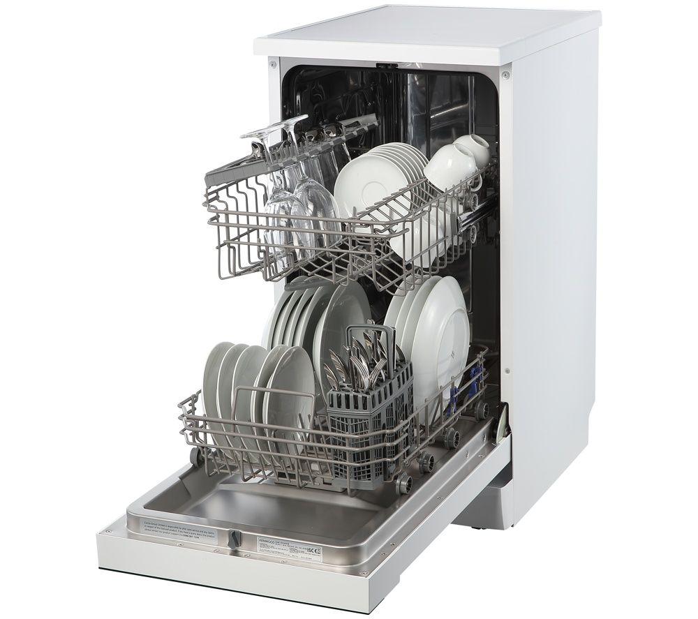 KENWOOD KDW45W26 Slimline Dishwasher - White image number 4 of 13