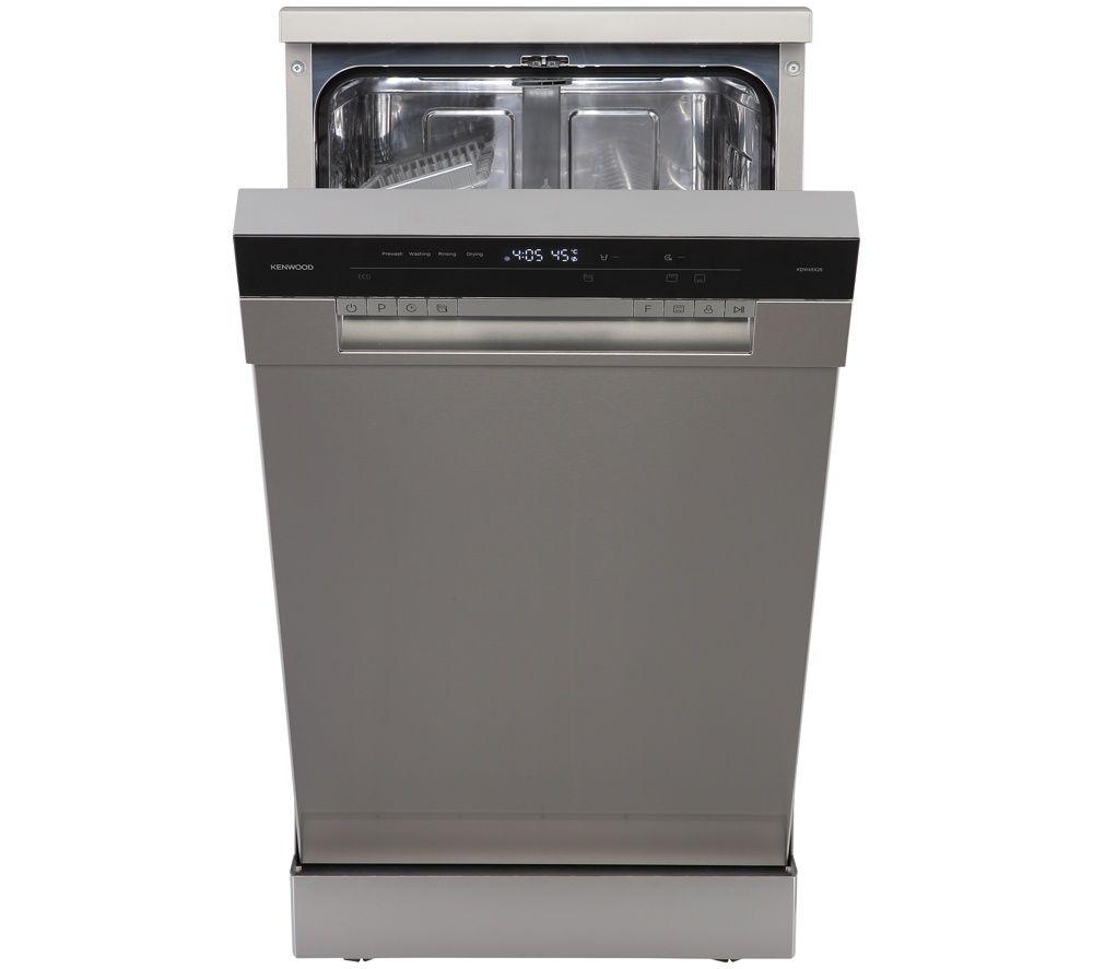 KENWOOD KDW45X26 Slimline Dishwasher - Silver