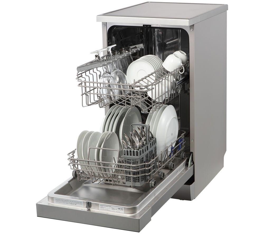 KENWOOD KDW45X26 Slimline Dishwasher - Silver image number 4 of 8