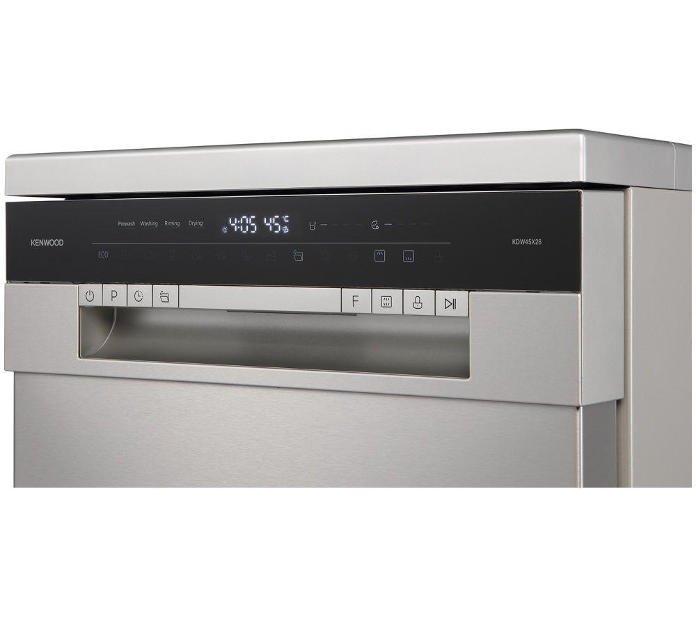 KENWOOD KDW45X26 Slimline Dishwasher - Silver image number 6 of 8