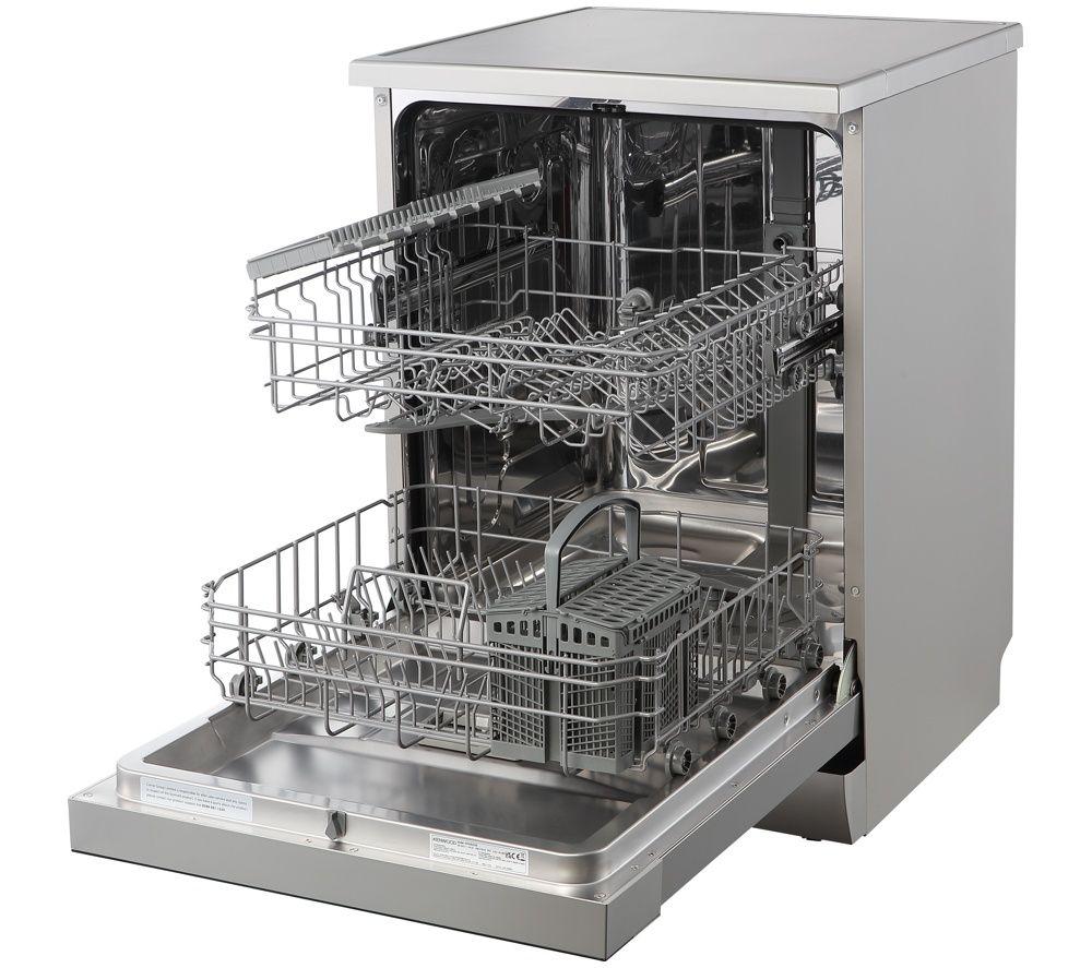 KENWOOD KDW60X26 Full-size Dishwasher - Silver image number 2 of 13