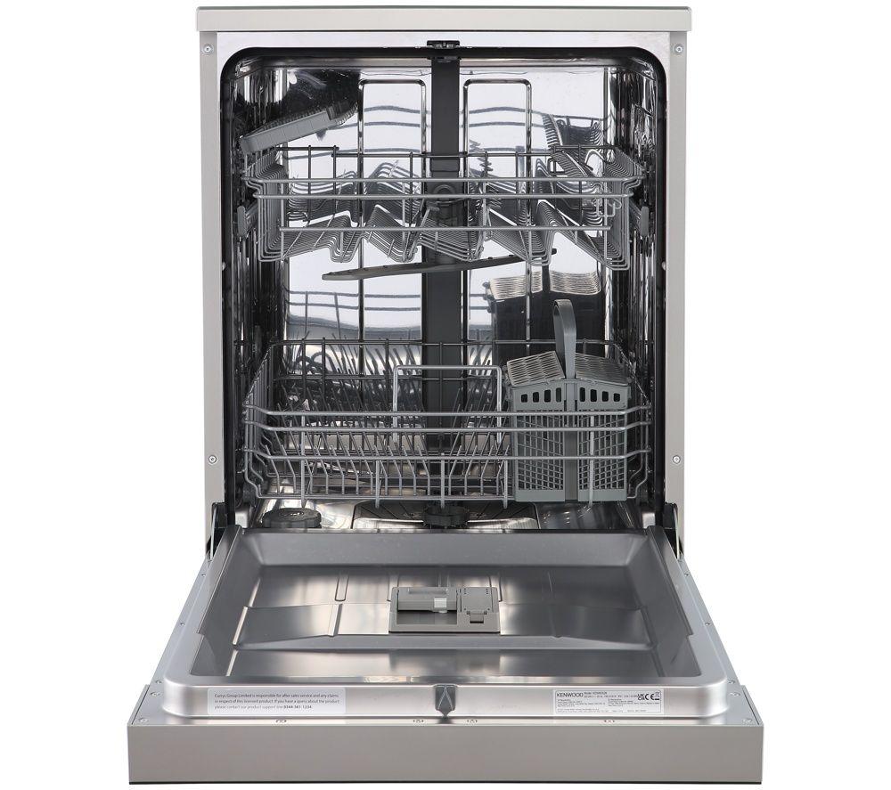 KENWOOD KDW60X26 Full-size Dishwasher - Silver image number 3 of 13