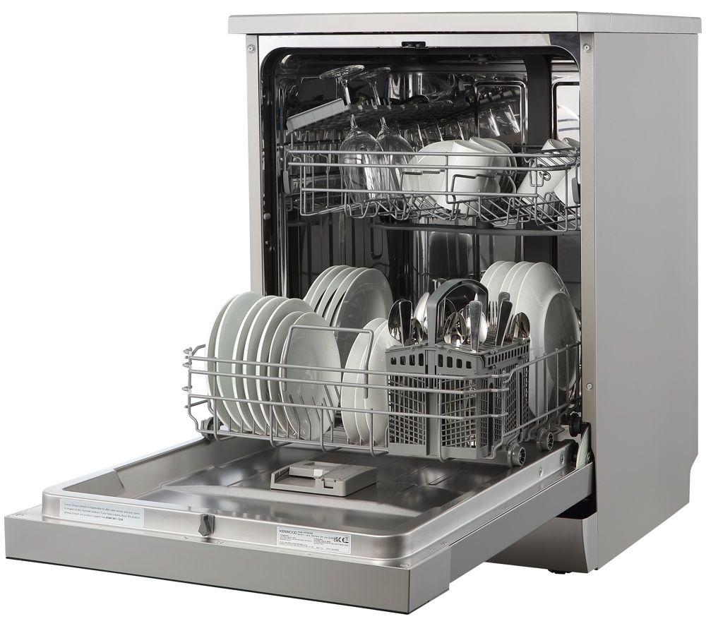 KENWOOD KDW60X26 Full-size Dishwasher - Silver image number 11 of 13